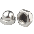 OEM M4 M10 Carbon Steel Nickel Plated Cap Nut